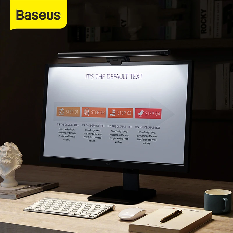 Baseus USB светильник компьютерный ноутбук экран светодиодный защита глаз лампа для
