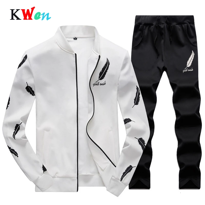 Мужской спортивный костюм на молнии повседневный флисовый комплект с 3D принтом