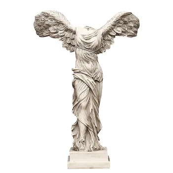 

VINTAGE ABSTRACT GODDESS STATUES RESIN ORNAMENTS HOME DECORATION VICTORY GODDESS FIGURINE SCULPTURE ANGEL WINGS MINIATURE MODEL