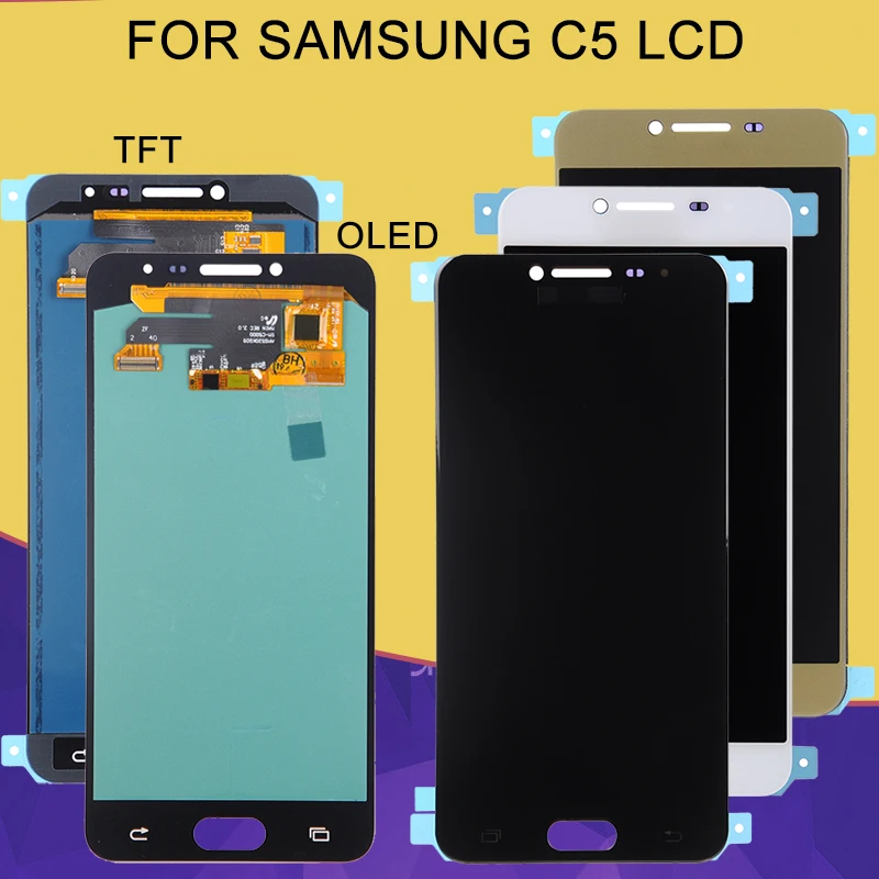 Dinamico C5000 дисплей Замена для samsung C5 жк с сенсорной панелью стекло экран дигитайзер сборка с инструментами