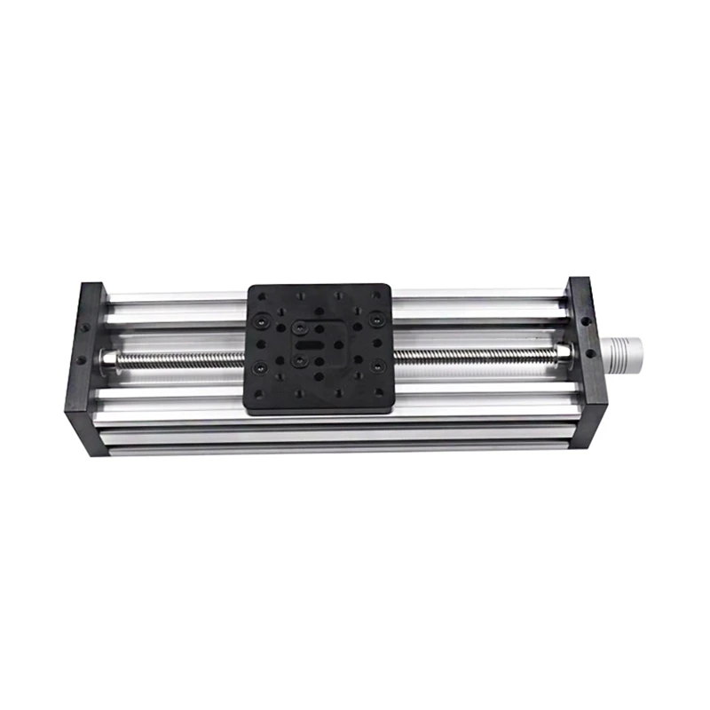 

3D Printer Z-Axis Lead Screw T8 Z Axis Diy C-Beam Cnc Sliding Table 150Mm Linear Actuator Bundle Kit,Black +Silver