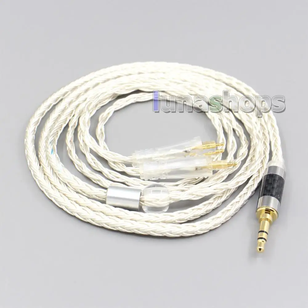 

LN007238 16 Core OCC Silver Plated Earphone Cable For FOSTEX TH900 MKII MK2 TH-909 TR-X00 TH-600