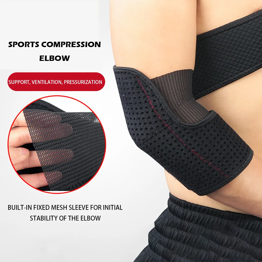 

Elbow Support Elastic Gym Sport Elbow Protective Pad Absorb Sweat Sport Basketball Arm Sleeve Elbow Brace Relief Protector P