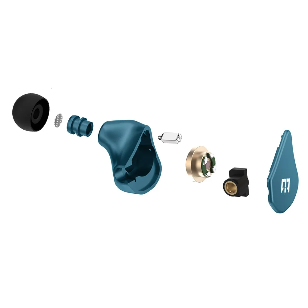 TRI I4 вкладыши наушники гарнитура DJ монитор Hi-Fi игровой наушник 1BA+ 1DD Гибридный блок интерфейсом MMCX отсоединяется