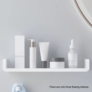 

3pcs/set Photos Wall Mounted Floating Shelves Bedroom Pictures Storage Holder Multifunction Office Home Bathroom Collectibles