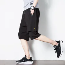 Мужская Уличная одежда, мужские шорты в стиле хип-хоп, мешковатые шорты, свободные шорты в стиле Харадзюку, бермуды, повседневные короткие спортивные штаны для мужчин s Y