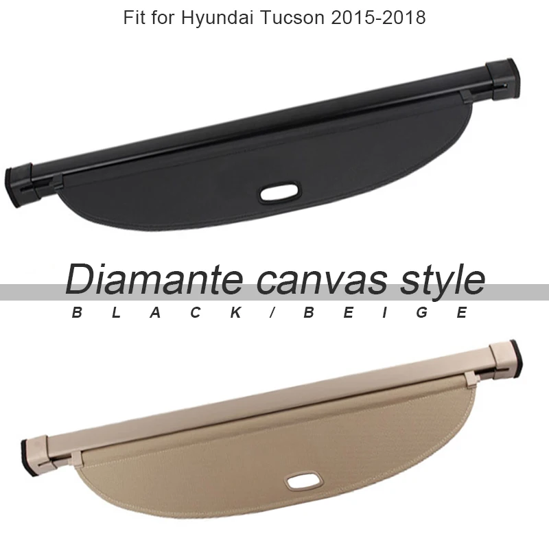 Для hyundai Tucson 2006-2013 Задняя Крышка багажника для груза защитный экран тенты автомобильные аксессуары