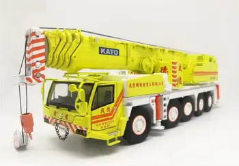 

1/50 KATO KA-1300R Automobile Crane Engineering Mechanical Truck Yellow Diecast Model
