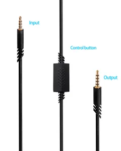 Image 5 - Ps4 خط اتصال استبدال كابل الصوت ل لوجيتك أسترو A10 A40 سماعات دائم أسود