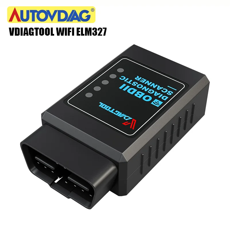 Vdiagtool OBD2 ELM327 Wi-Fi диагностический инструмент OBDII сканер беспроводной ELM327 код ридер для Android/IOS/PC