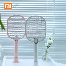 Xiaomi Mijia 3 жизни электрическая ловушка для комаров, Портативный ручной ракетки насекомых Fly ошибках Москитная Zapper мухобойка убийца