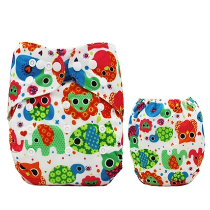 D09 diaper cover Ткань с полиуретановыми нитями водонепроницаемые Многоразовые подгузники Обложка Детские карманные моющиеся тканевые подгузники трусики для приучения к горшку один размер подходит 3 кг до 15 кг - Цвет: D09 diaper cover
