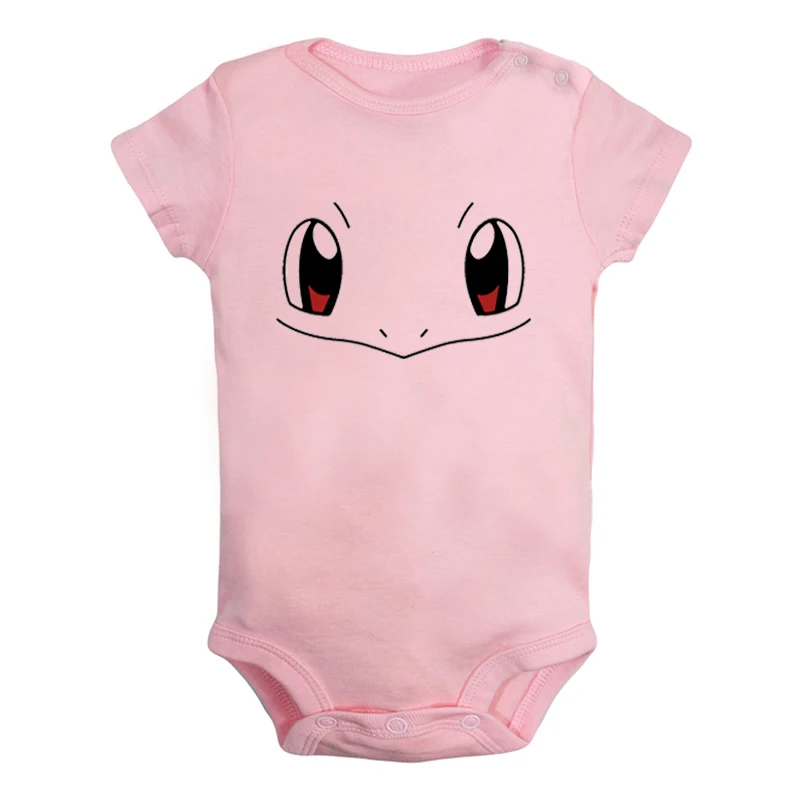 JcBaby097PD Милый костюм для новорожденных мальчиков и девочек с покемонами, чармандером, бульбазавром, сквиртлом, комбинезон с принтом, боди для младенцев, одежда с короткими рукавами - Цвет: JcBaby097PD