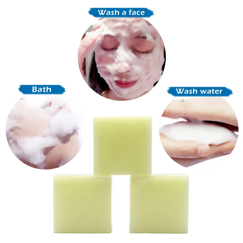 Glycerin Soap Making Soap Base Sea Salt Cleaner Removal Pimple Pores Acne Treatment Goat Milk Moisturizing Face Wash soap base