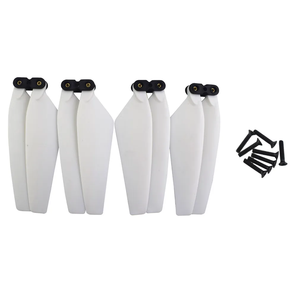 4PCS propeller for MJX Bugs 4W B4W EX3 D88 HS550 folding aircraft blade accessories white | Игрушки и хобби