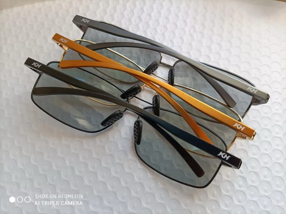HD Lens Photochromic Polarized Sunglasses Men Driving Day and Goggles Sun Glasses Eyeglasses