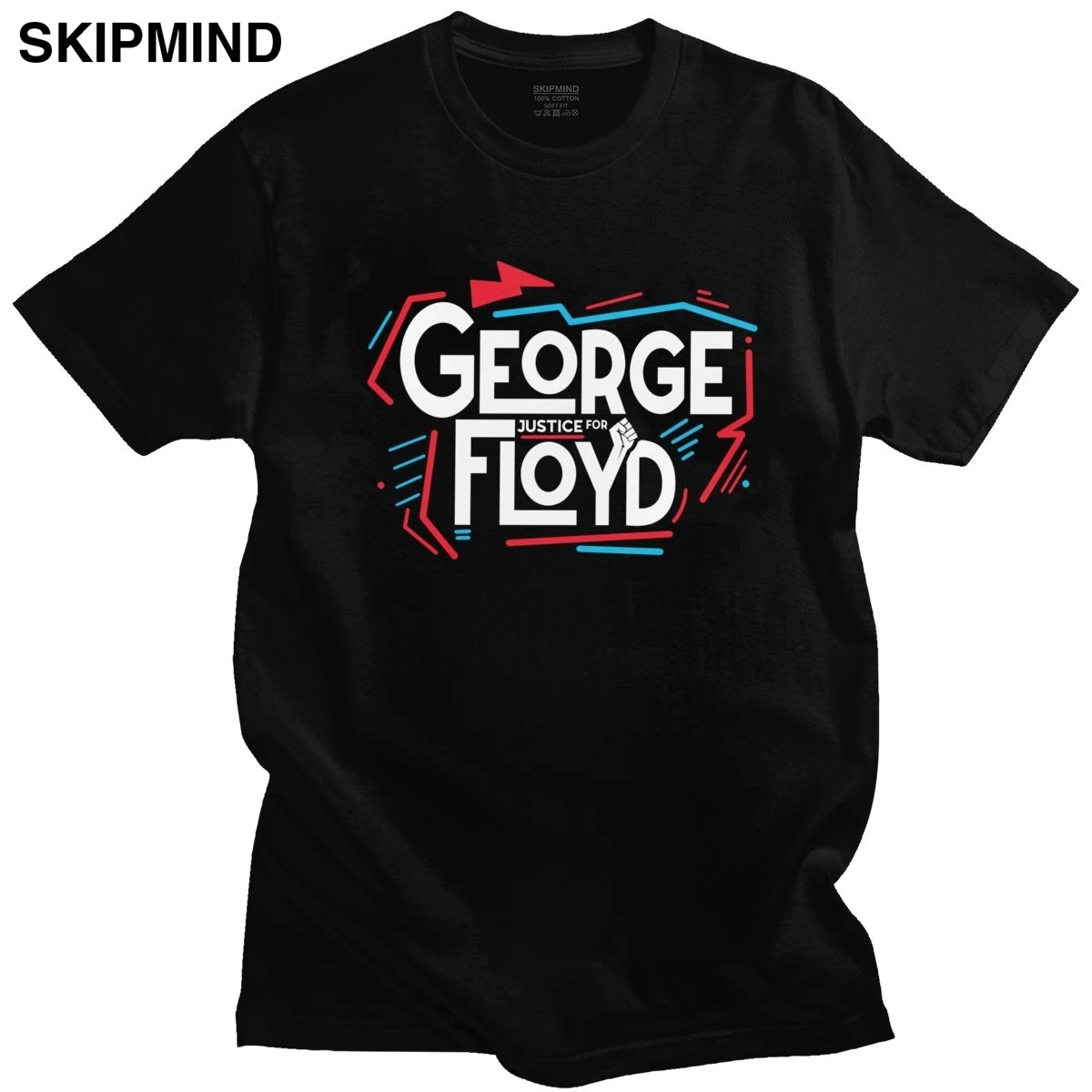 2020 Memory George Floyd Tshirt Men O-neck Short-Sleeve Black Lives Matter I Cant Breathe Printed T-shirt Cotton Tee Shirts | Мужская