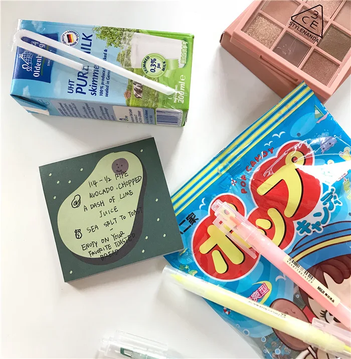 AngelHere Store Kawaii блокнот для заметок портативный милый поросенок проект Tearable memo Note для мальчиков девочек satiery офисные школьные принадлежности