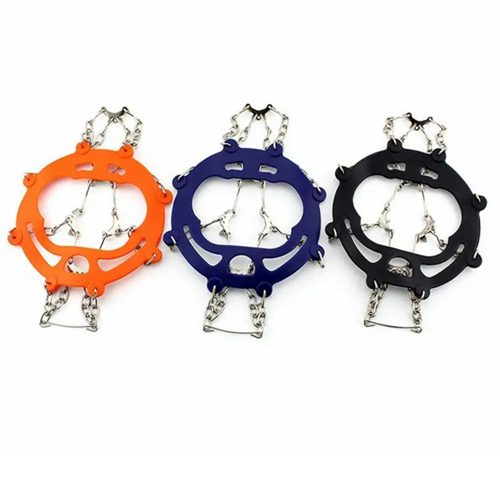 

Outdoor 10-toothed Ice Claw Mountaineering Shoes Snow Anti-skid Climbing Foot Chain Nail Snowshoes Harness Crampons