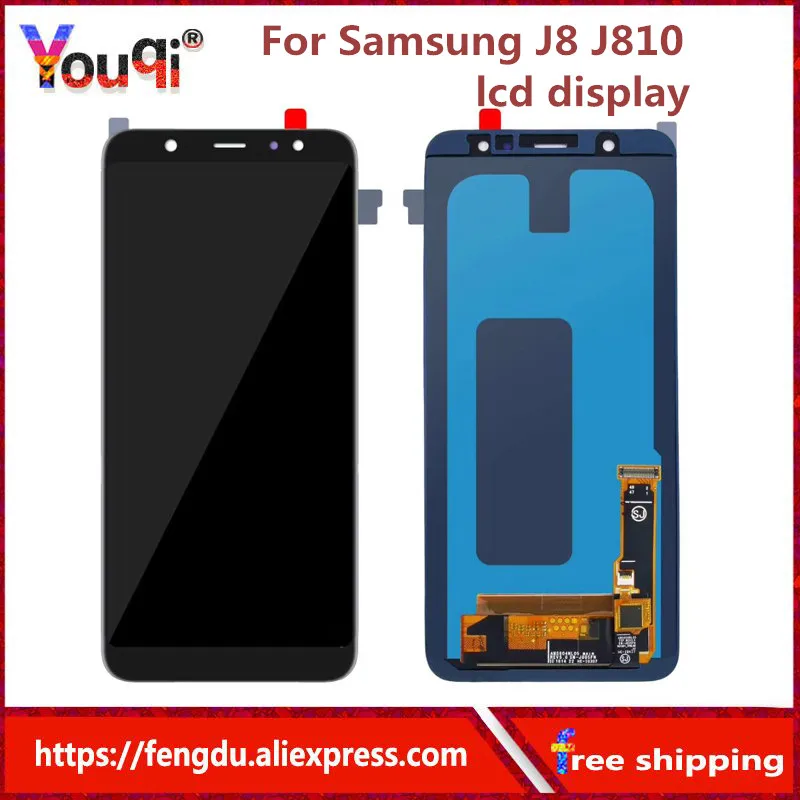 

Youqi Super OLED Touch Screen Digitizer LCD Display Assembly For Samsung Galaxy J805 J805F J8 2018 J8 plus 2018 Replacement
