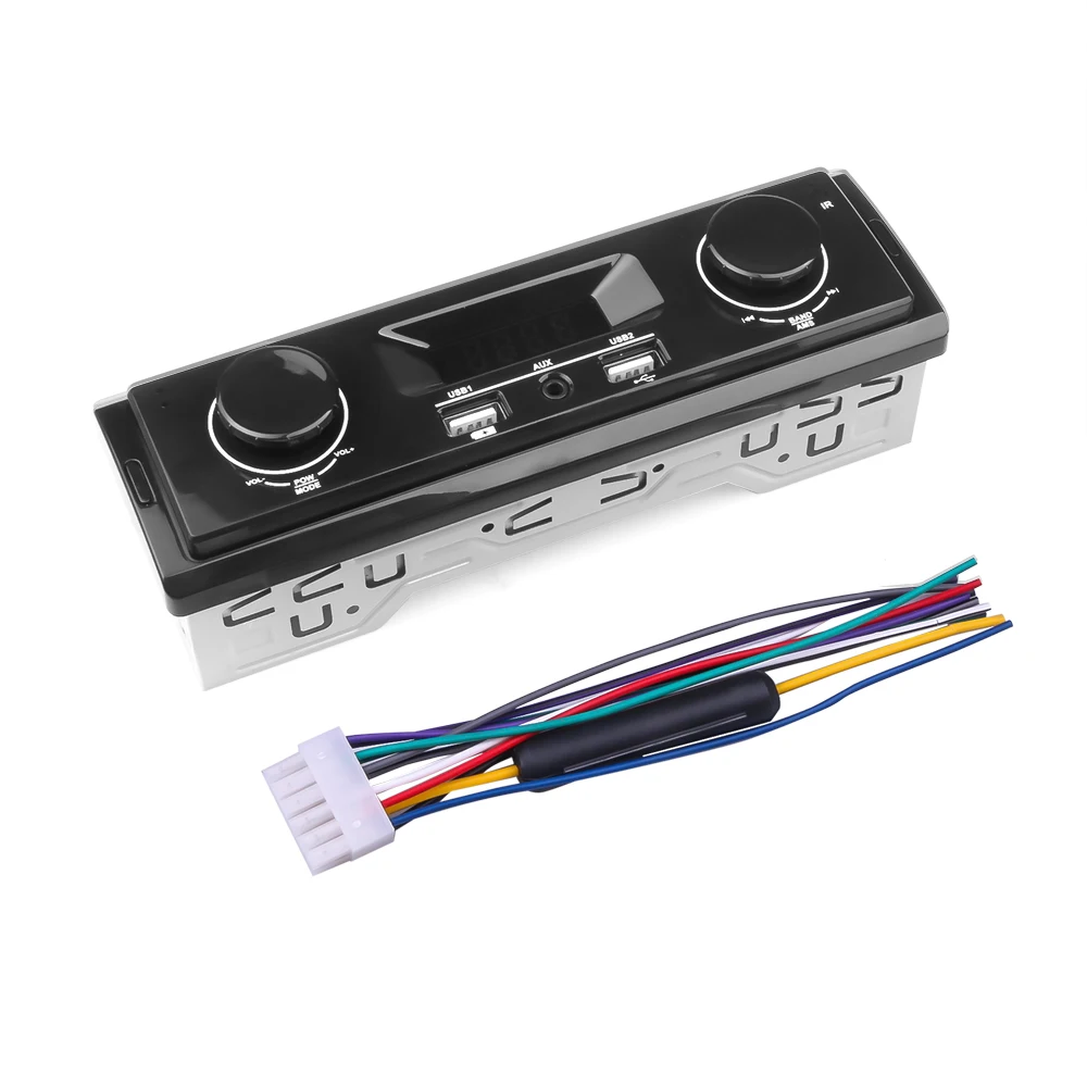 Автомагнитола 1din Автомагнитола 1 Din Автомобильный mp3 музыкальный fm-радио Aux USB телефон зарядка автомобильный аудио Музыка отключение питания запоминание