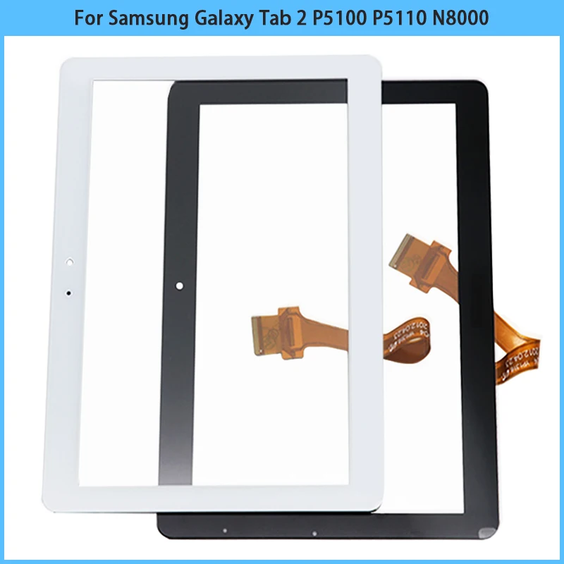 Low Cost Touchscreen Panel N8000 Samsung Galaxy Digitizer Front-Glass P5100 for Tab-2/Gt-p5100/P5110/.. KynMd0q7