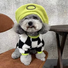 

Dog clothing Medium winter method corgi teddy Shiba Pomeranian cat thickened fall/winter pet clothing dog clothes