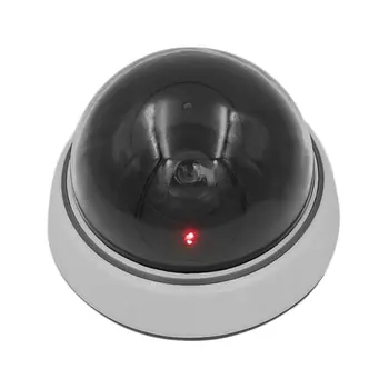 

Dummy Camera CCTV Camera Home Safe Surveillance Camera Flashing LED Light White Fake Dome Camera CCTV Security