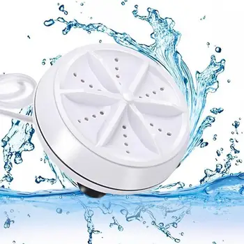 

Mini Washing Machine Portable Personal Rotary Turbine Machine Washing Trip Business Home