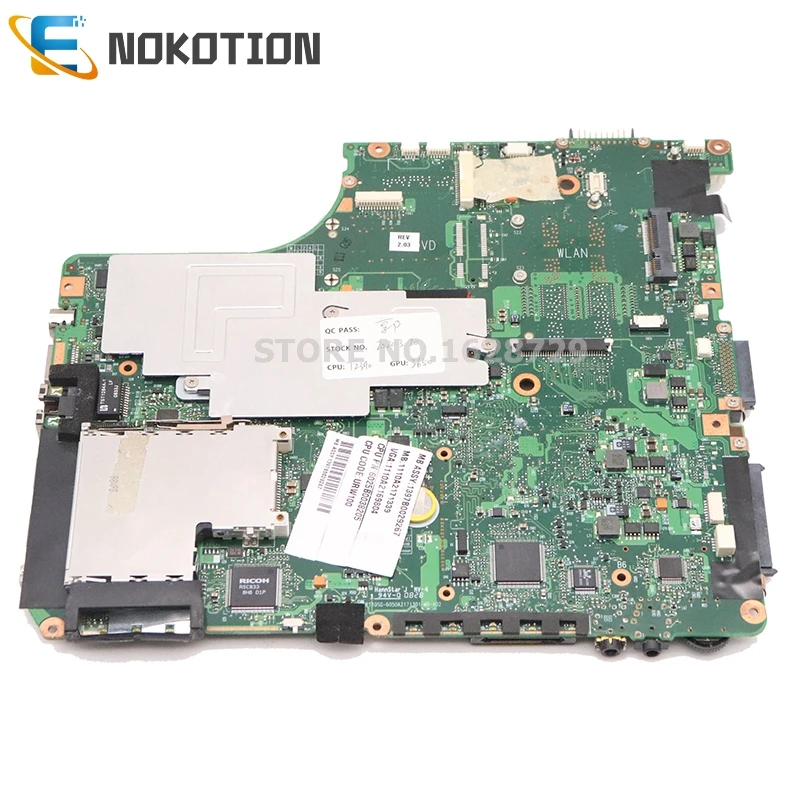 Nokotion v000126140 6050a2171301-mb-a02 para toshiba satellite a300