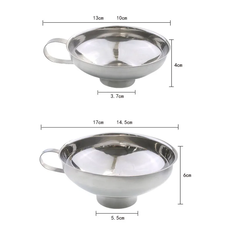 Чаша Воронка Хоппер инструменты 1 шт. нержавеющая сталь кухня широкий рот консервирование полезный прочный