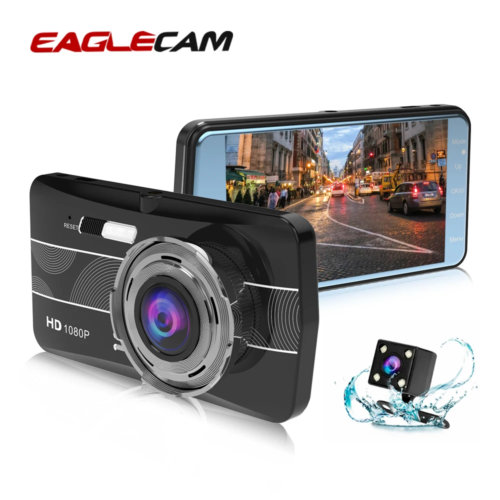 

Night Vision Dual Lens Dash Camera In Car Video Camera 1080P Full HD G-Sensor Car Rear Camera Recorder Registrator DVR Dash Cam