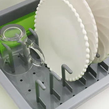 

Kicken Dish Rack Household Dish Display Holder Commodity Shelf for Bowls Cups Spoons Storage Rack