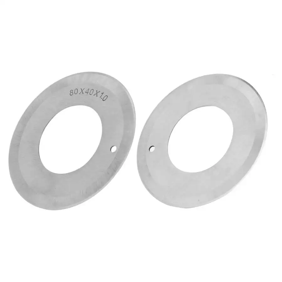 Алюминиевые детали станка для резки с ЧПУ Круглые лезвия аксессуары кожи 80x40x1 0 мм