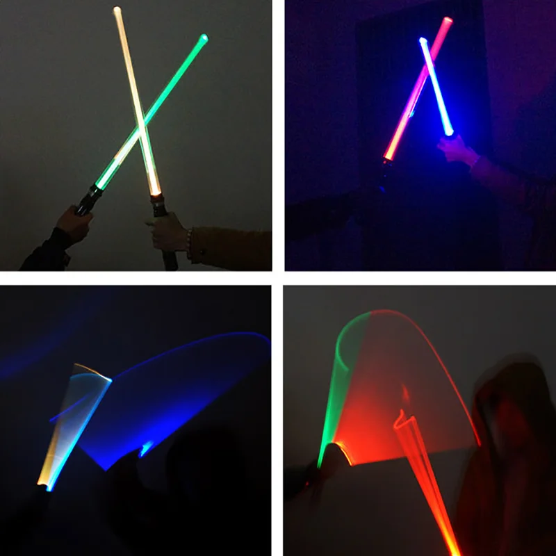 

Flashing lightsaber Laser Toy Luminescent Music Telescopic Laser Sword Children Boy Toys Gift