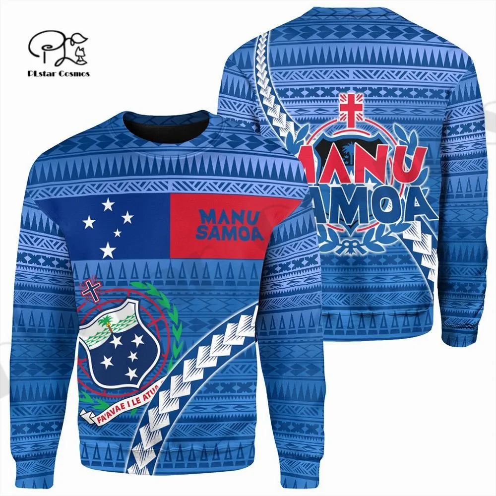 PLstarCosmos 3Dprint Newest Tattoo Samoa Rugby Polynesian Art Harajuku Streetwear Causal Unique Unisex Hoodies/Sweatshirt/Zip -6