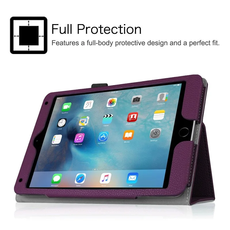 Умный чехол из искусственной кожи для iPad Mini 4 5 защитный ipad Mini5 планшета|Сумки и
