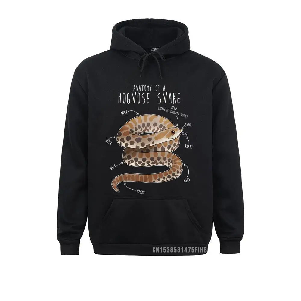 Anatomy Of A Hognose Snake Funny Pet Reptile Animal Lover Hoodie