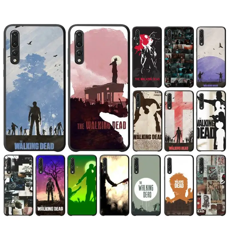 Чехол MaiYaCa Ходячие мертвецы для телефона Huawei P10 20 30 40 lite pro Psmart2019 Mate 10 | Мобильные