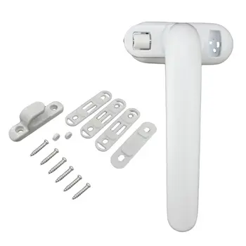 

2020 New 1Set Door Lock Handle Sliding Window Security Hasp for Home Hardware Left/Right