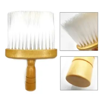 

Wooden Handle Fiber Bristles Neck Face Duster Clean Brush For Barbers Hair Cutting Salon Professional Hairdressing Hair Cutting