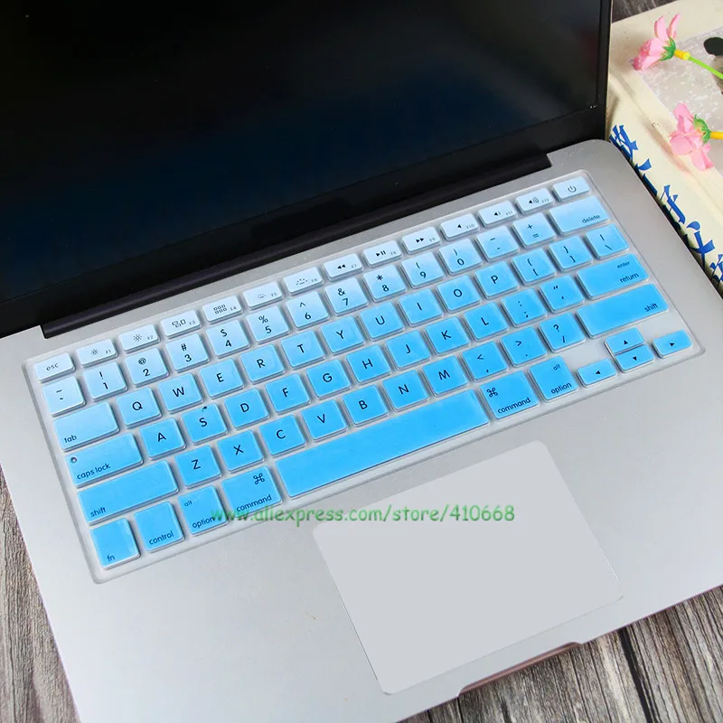 Силиконовый чехол с английской клавиатурой для MacBook Pro 13 &quot15&quot 17 &quot(с дисплеем