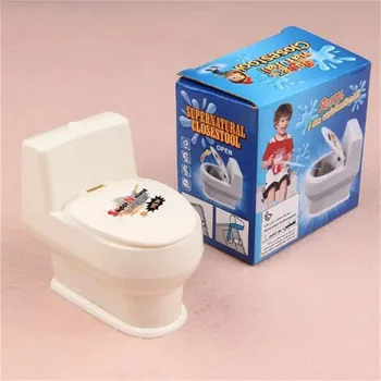 

Sprinkler Toilet Novelties Toys Creative Tricks Funny Toys White Screaming Spout Toilet Shape Prank Toys Indoor Mini Toys