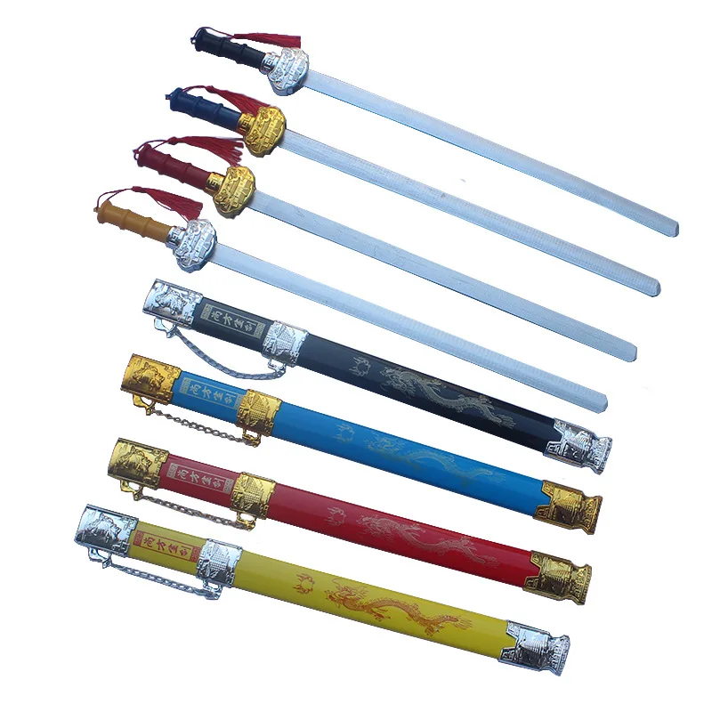 

Scenic Area Toy Sword Electroplated Silver Bullet qing long jian Children Stage Performance Weapon Model qing long jian