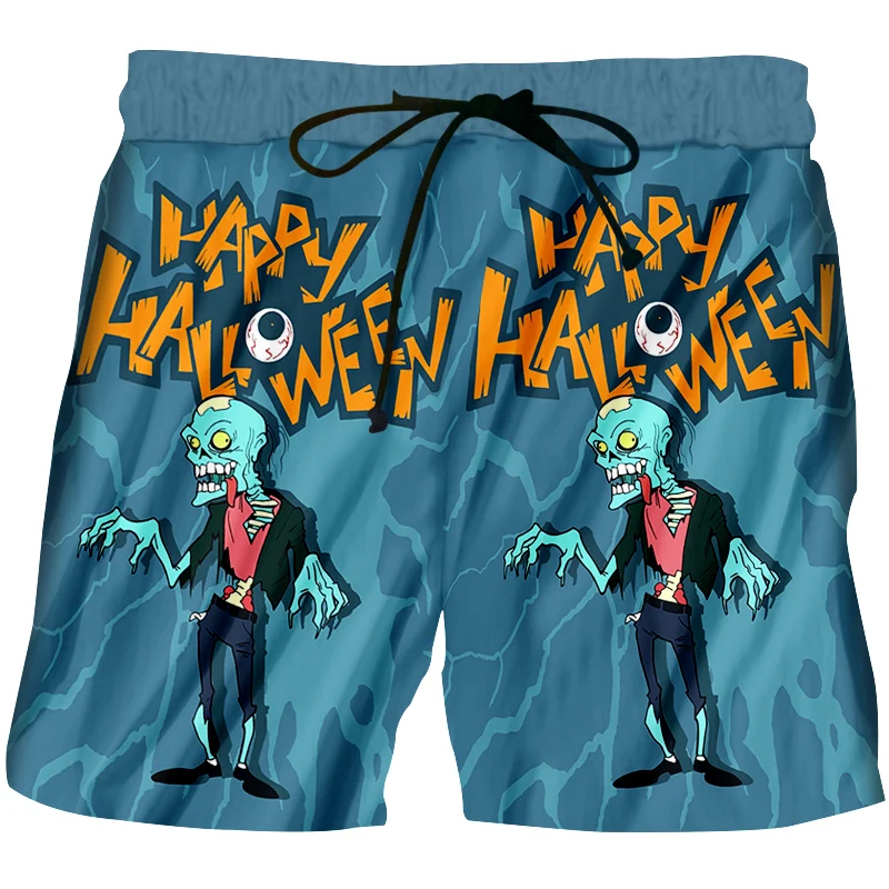 Zombie CJLM Мода Хэллоуин человек зомби Лучшие продажи пляжные шорты 6XL мужская одежда с 3D принтом - Цвет: Zombie