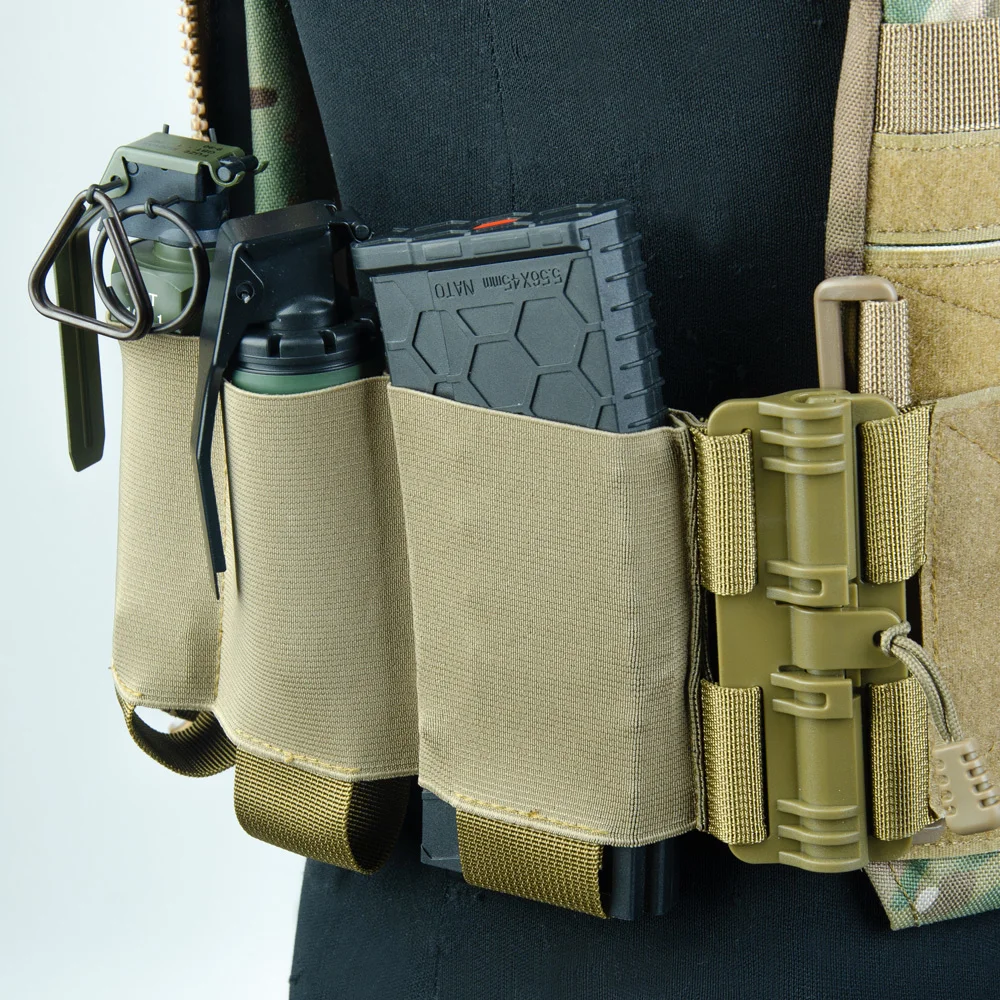 Quick Release Buckle Cummerbund Elastic Magazine Pouch Abdominal Mag