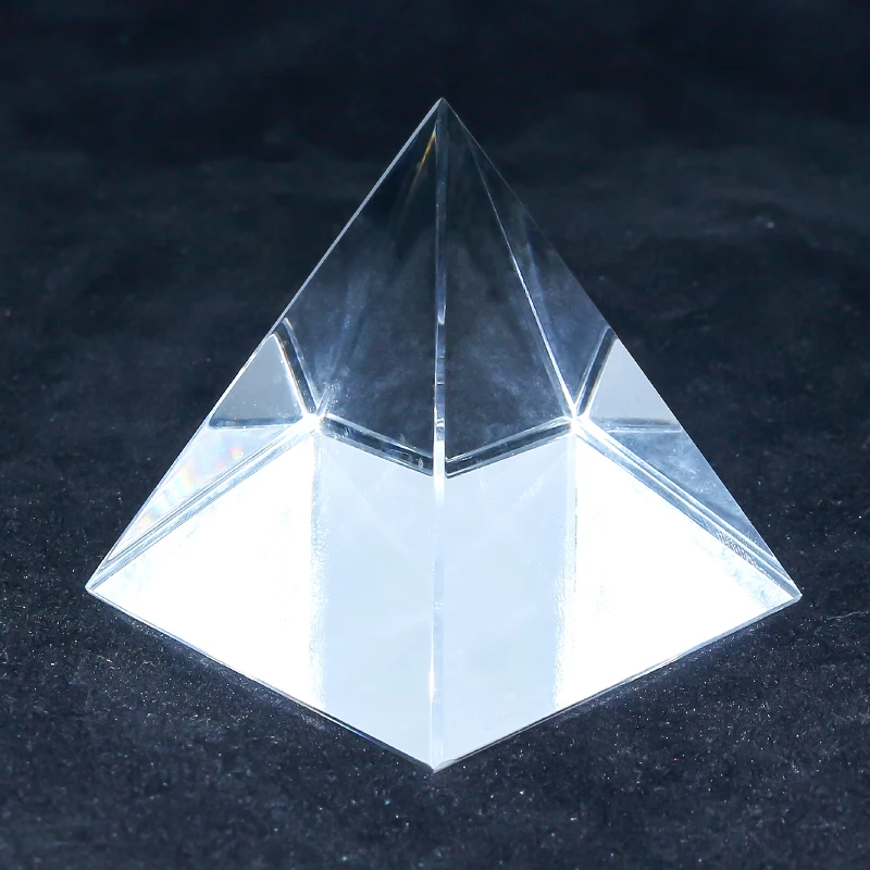 Optical Prism Quadrangular Pyramid 100mm Optical Height Rectangular Pyramid Optical Scientific Experimental Instruments Student