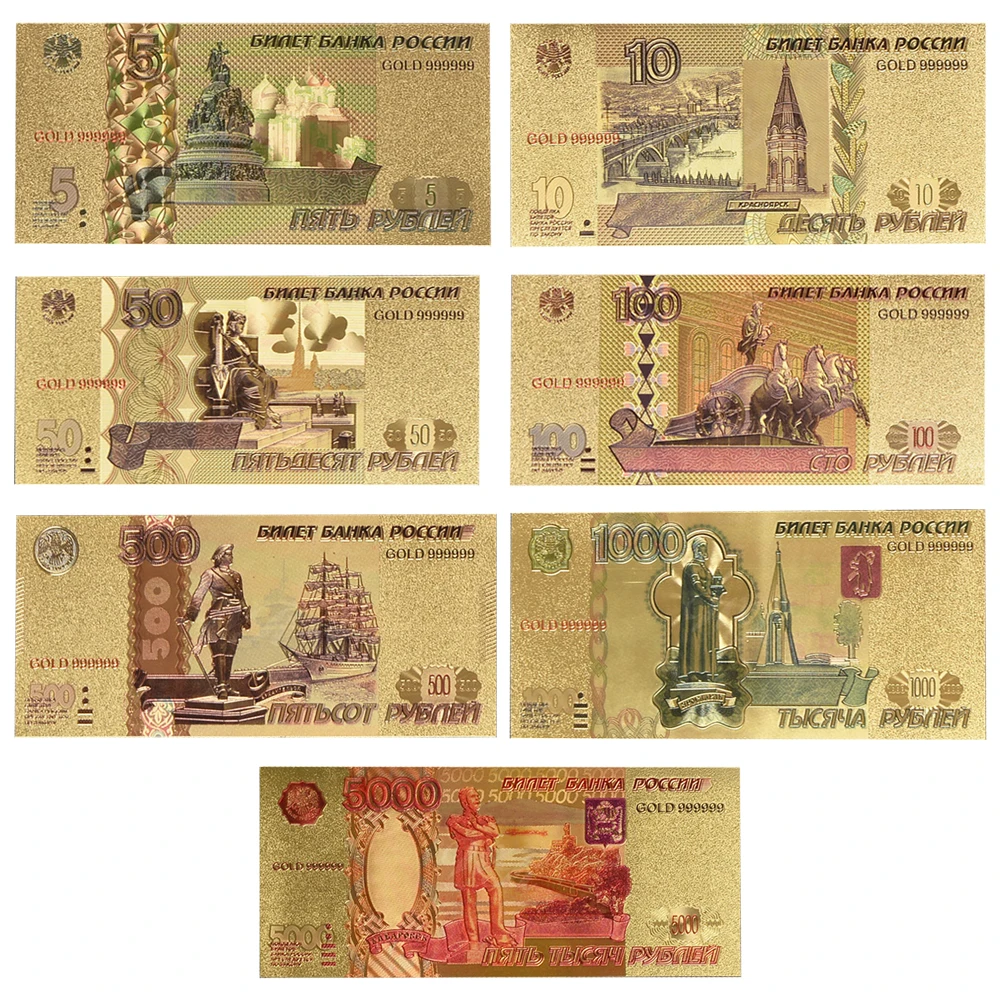 Russia-Ruble-Fake-Money-Dollar-Gold-Banknotes-Prop-Mone-Bank-Notes-Gift ...
