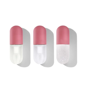 

3-color Natural Lip Gloss Mini Capsule Design Full Lip Gloss Transparent Lip Gloss Temperature-varying Lip Gloss