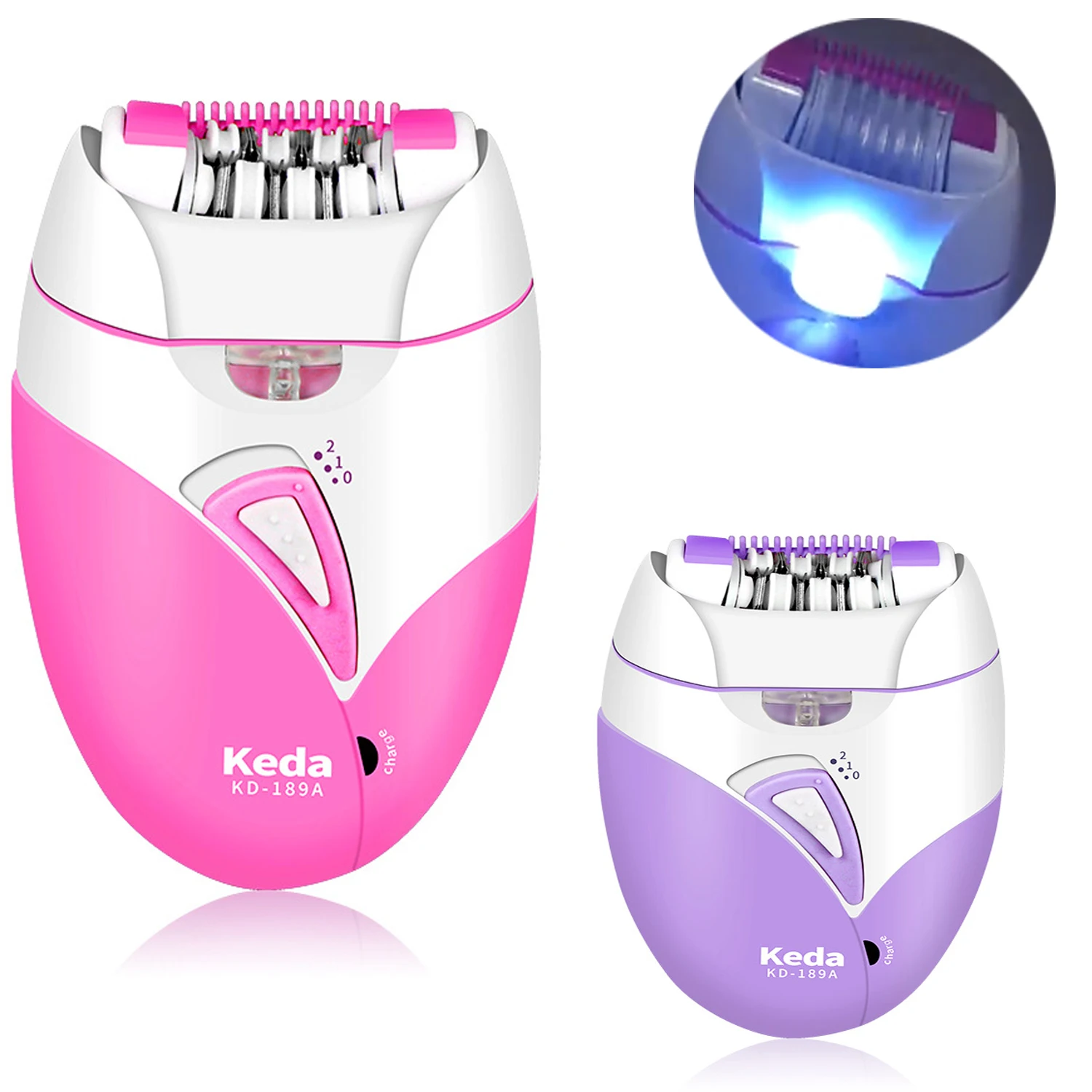 Electric Epilator USB Charging Shaver Stainless Steel Blade Women Hair Remover Professional Painless Shaving Machine Rechargable